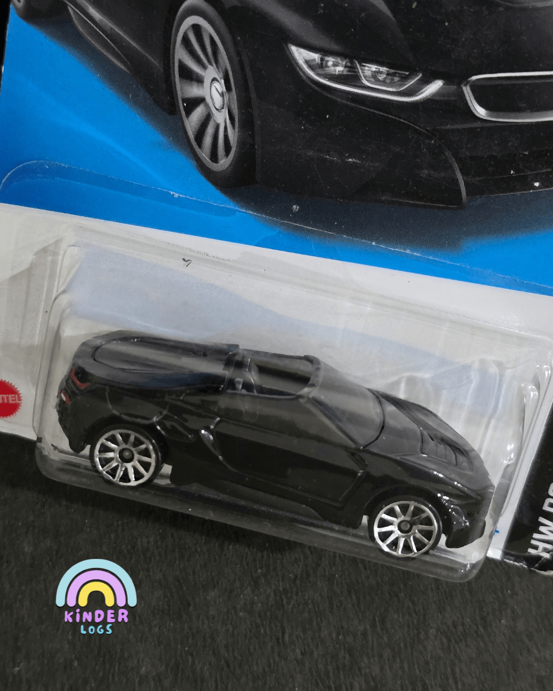 Hot Wheels BMW i8 Roadster - Black (Imported) - Kinder Logs