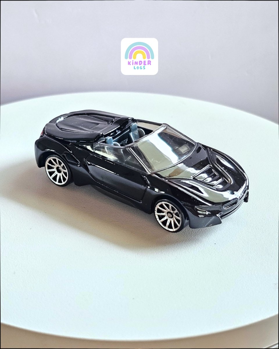 Hot Wheels BMW i8 Roadster (Uncarded) - Kinder Logs