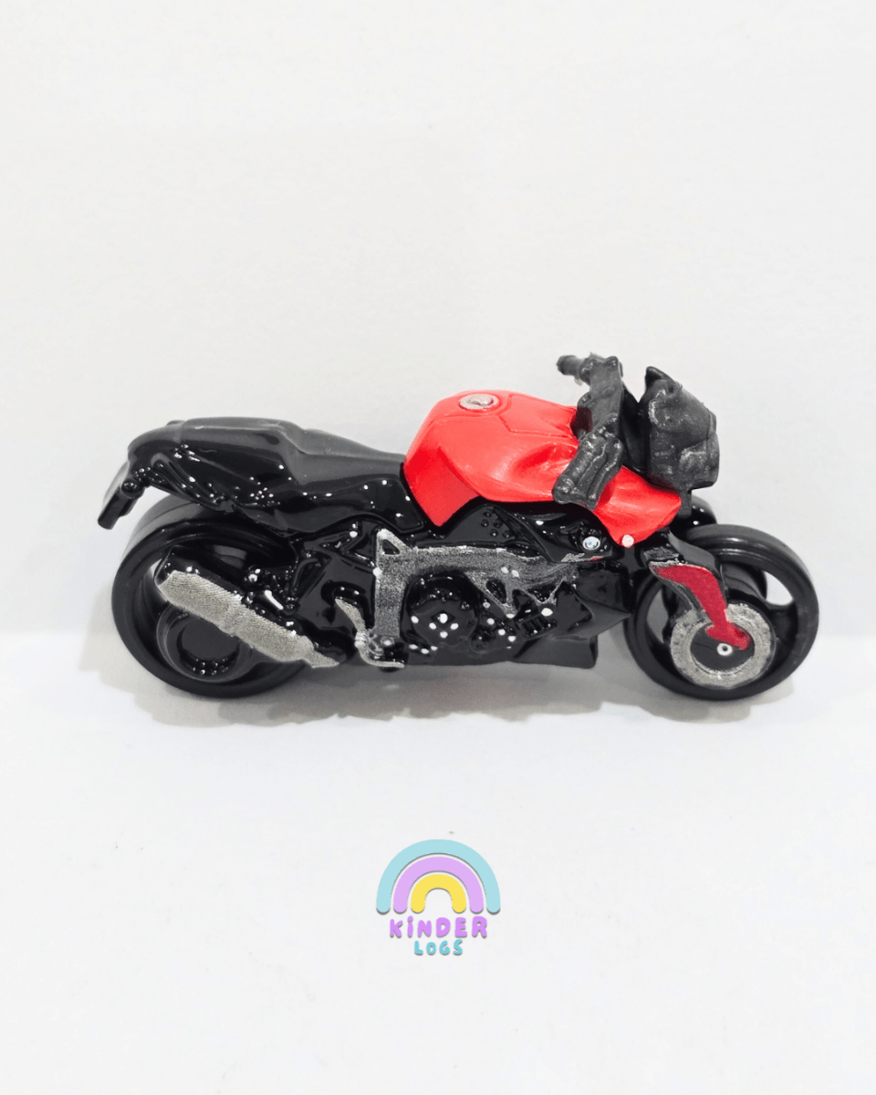 Hot Wheels BMW K1300R - Red (Uncarded) - Kinder Logs