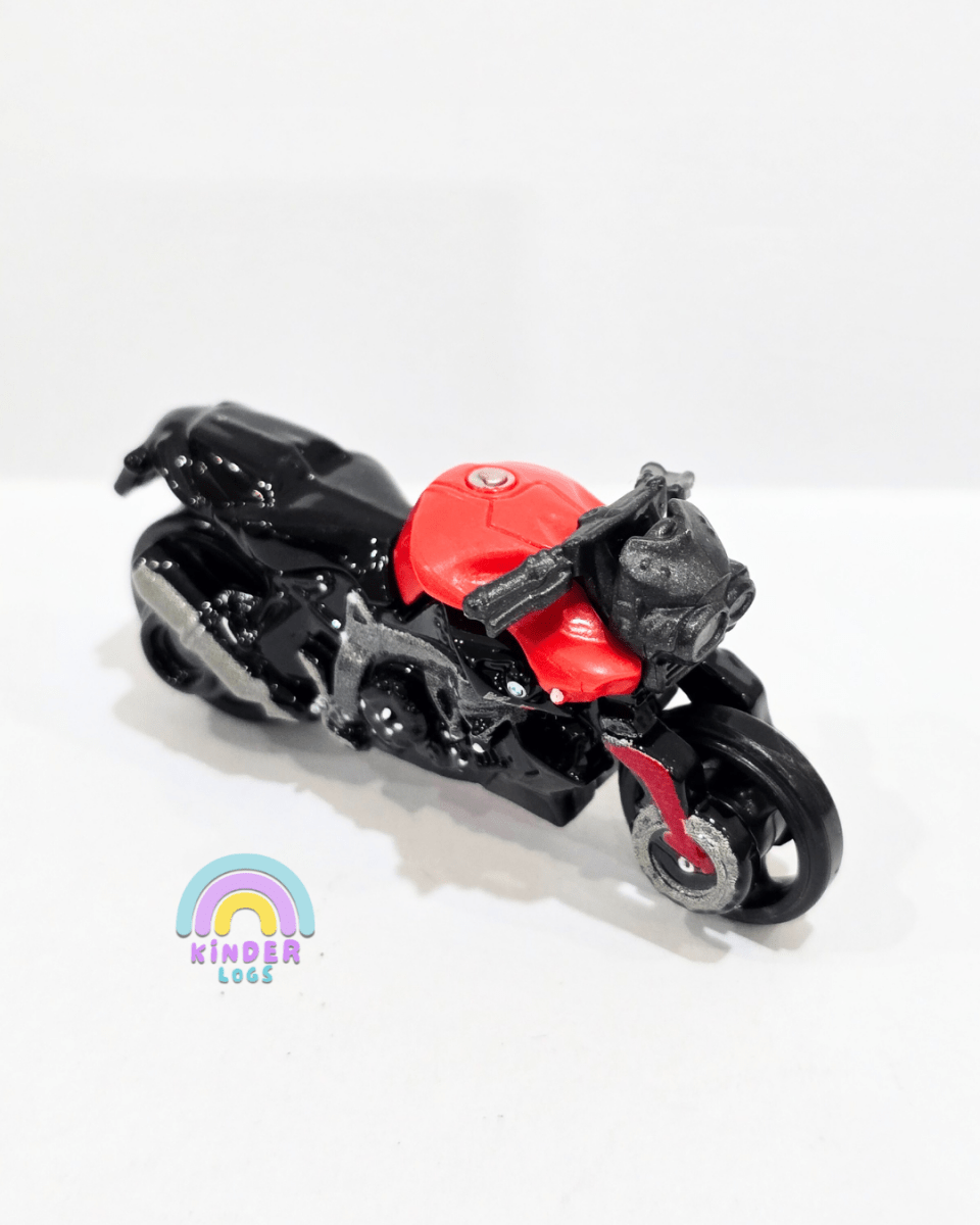 Hot Wheels BMW K1300R - Red (Uncarded) - Kinder Logs