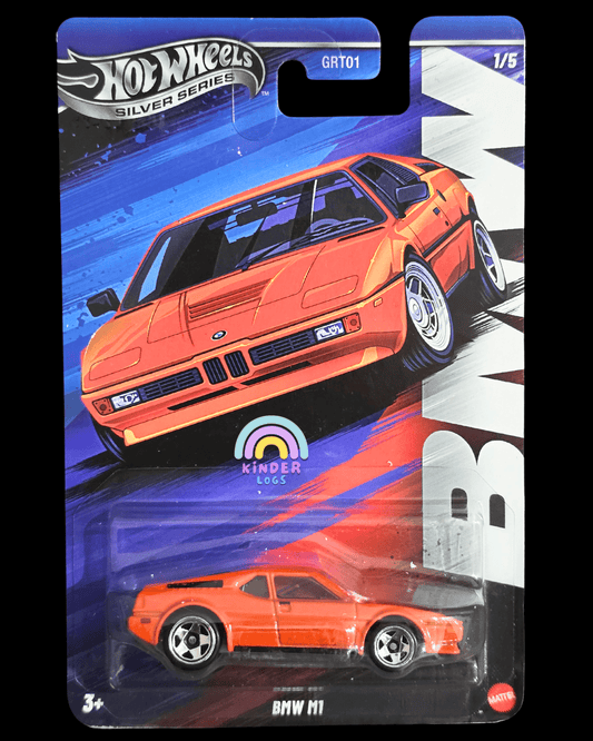 Hot Wheels BMW M1 - Silver Series (Imported) - Kinder Logs