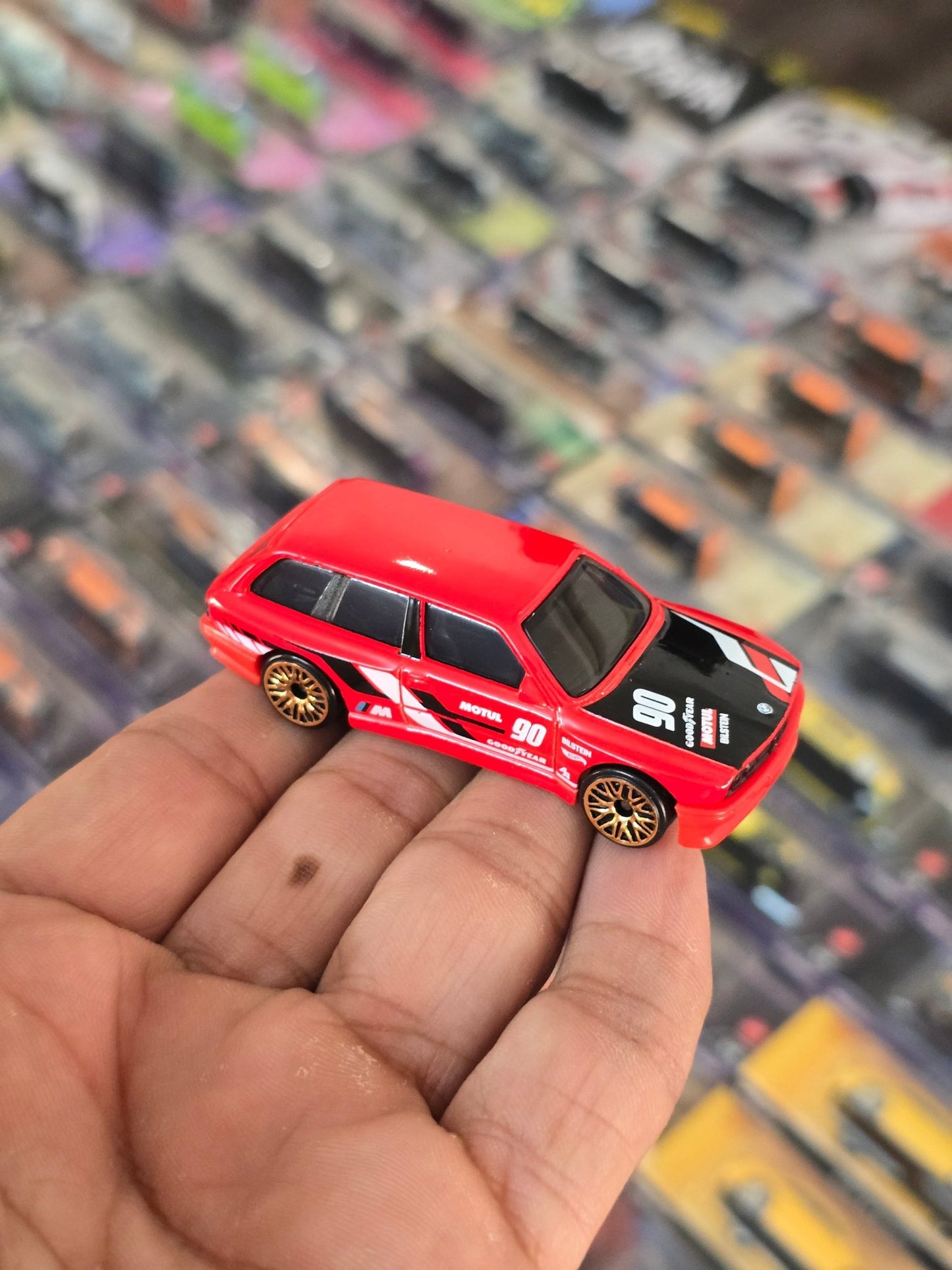 Hot Wheels BMW M3 Wagon - Red (Uncarded) - Kinder Logs