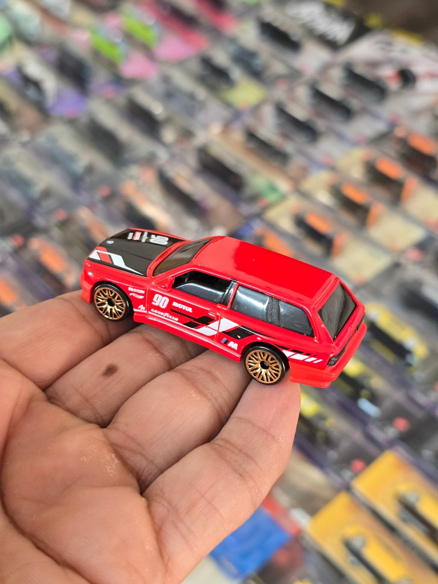 Hot Wheels BMW M3 Wagon - Red (Uncarded) - Kinder Logs