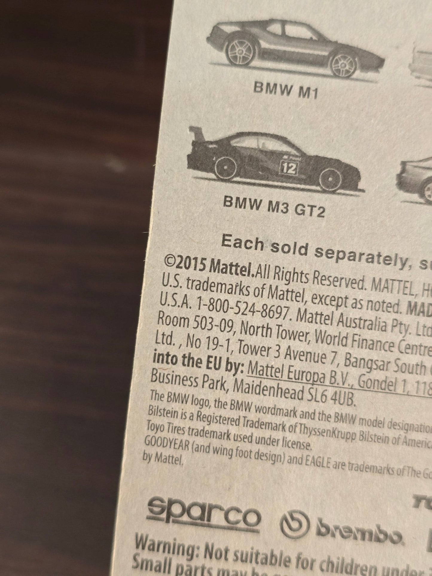 Hot Wheels BMW Z4 M - Grey (2015 Imported Card) - Kinder Logs