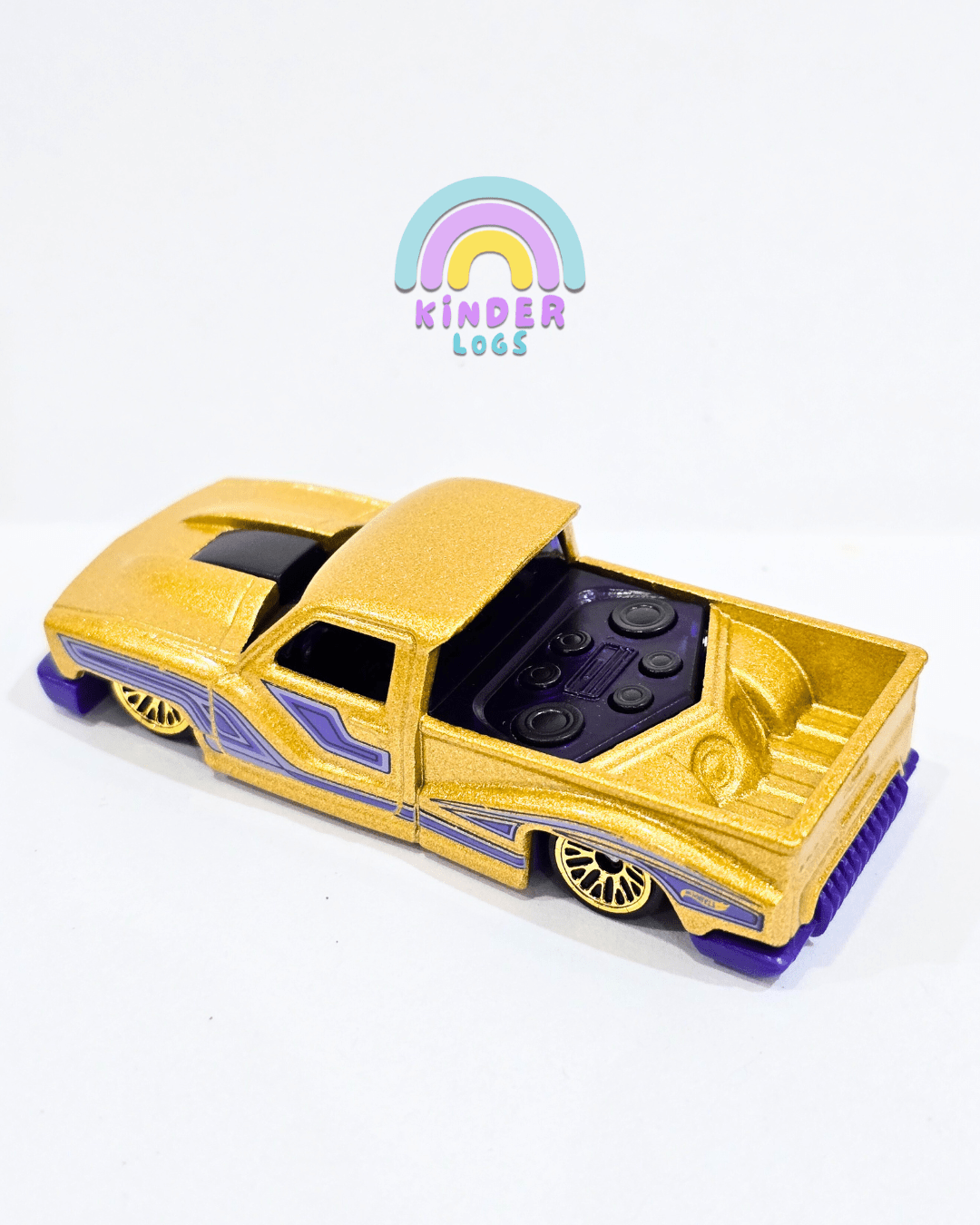 Hot Wheels Bounce 'n Bass - Gold (Uncarded - New) - Kinder Logs
