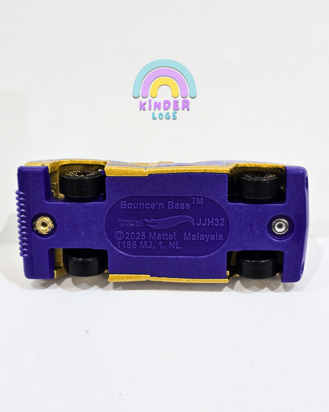 Hot Wheels Bounce 'n Bass - Gold (Uncarded - New) - Kinder Logs
