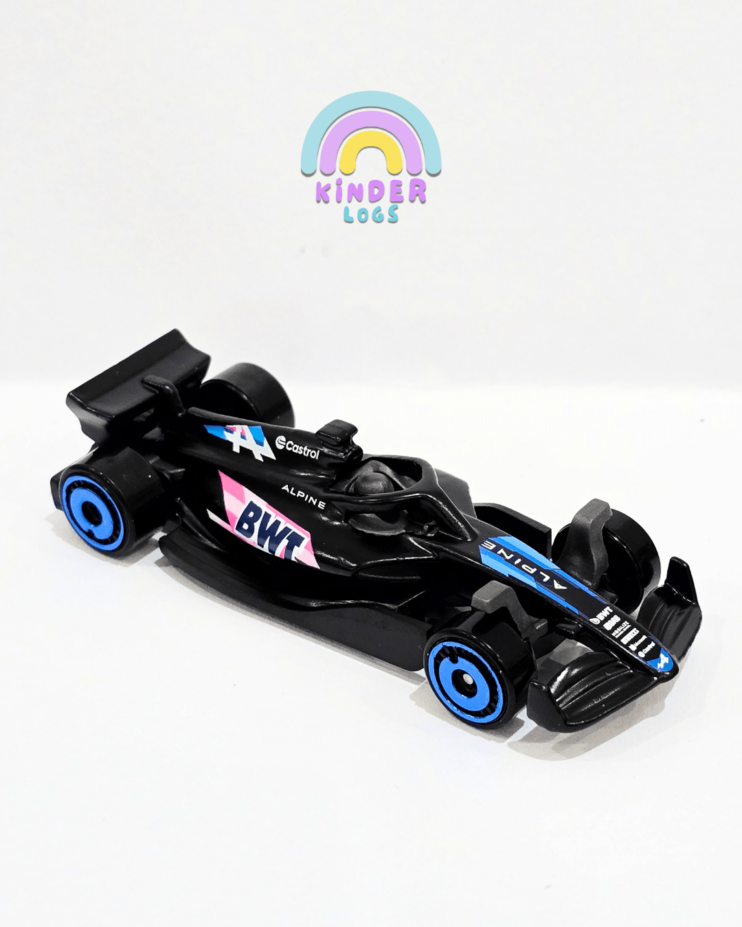 Hot Wheels BWT Alpine F1 Team Car (Uncarded) - Kinder Logs