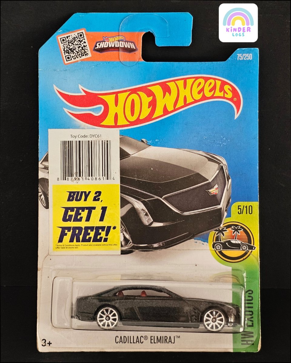 Hot Wheels Cadillac Elmiraj (Exclusive Black Color) - Kinder Logs