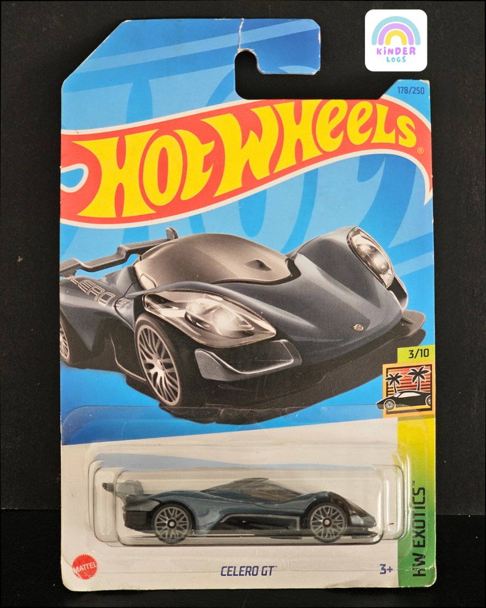 Hot Wheels Celero GT (Grey Color) - Kinder Logs