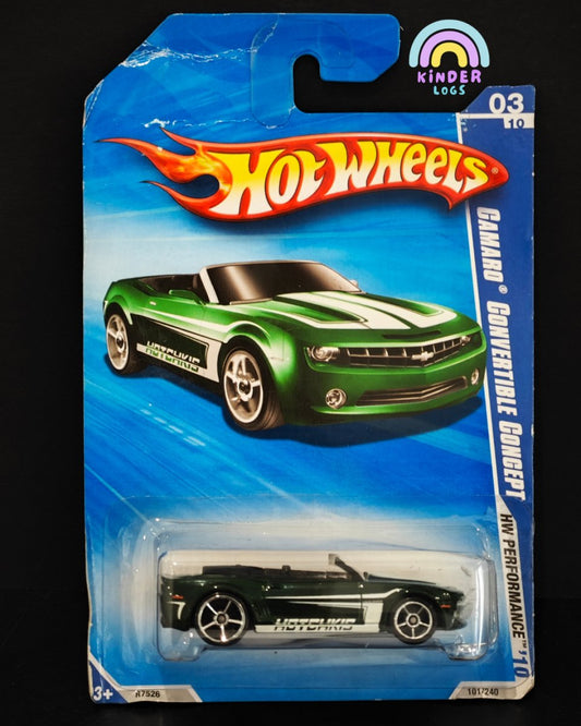 Hot Wheels Chevrolet Camaro Convertible Concept - Kinder Logs