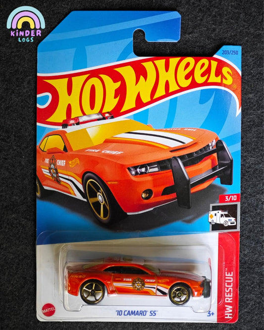 Hot Wheels Chevrolet Camaro SS Rescue Edition - Kinder Logs