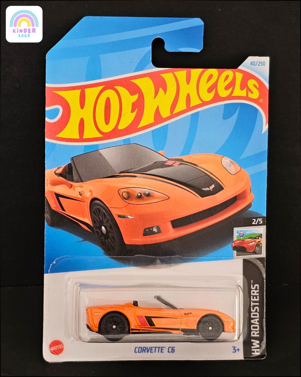 Hot Wheels Chevrolet Corvette C6 (Imported) - Kinder Logs