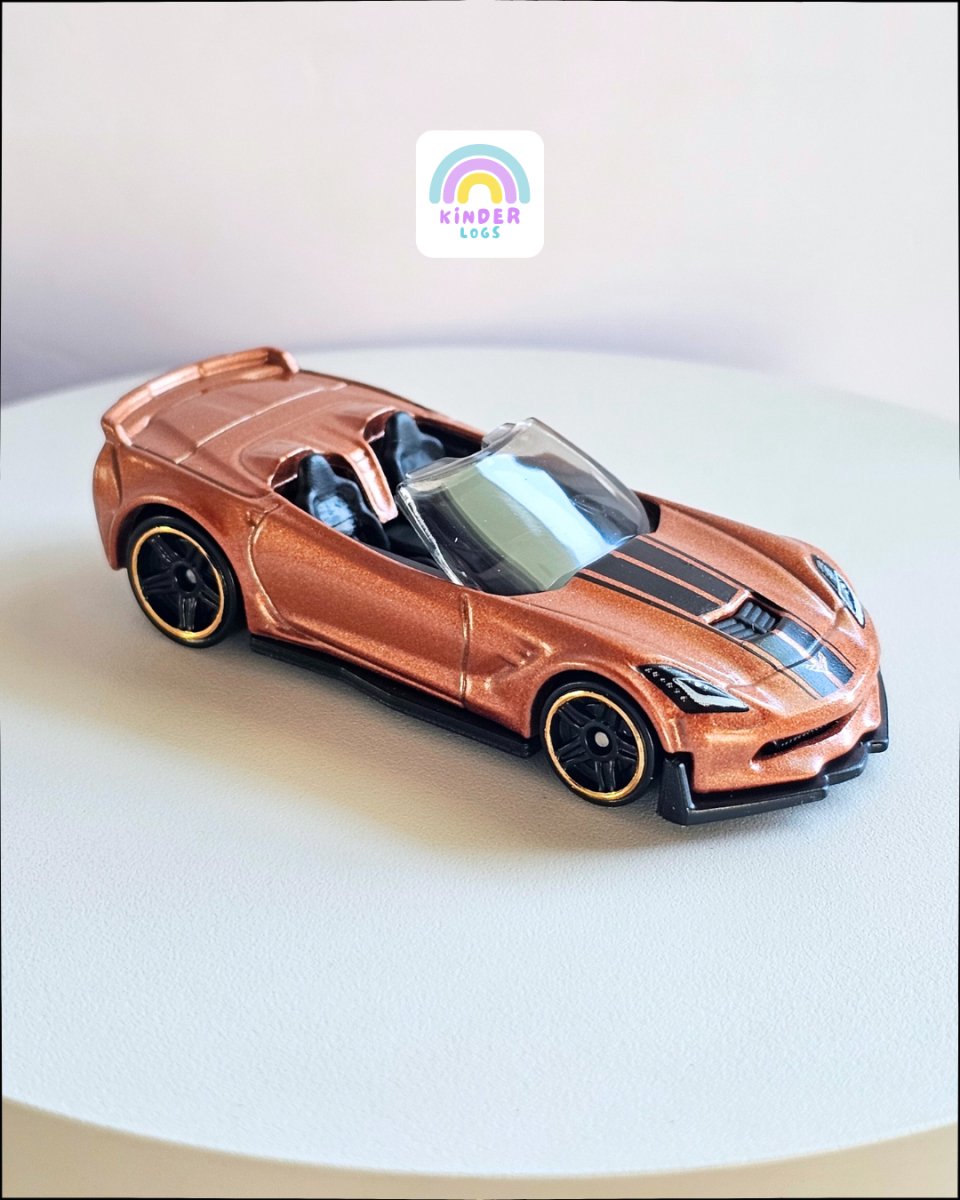 Hot Wheels Chevrolet Corvette C7 Z06 Convertible (Uncarded) - Kinder Logs