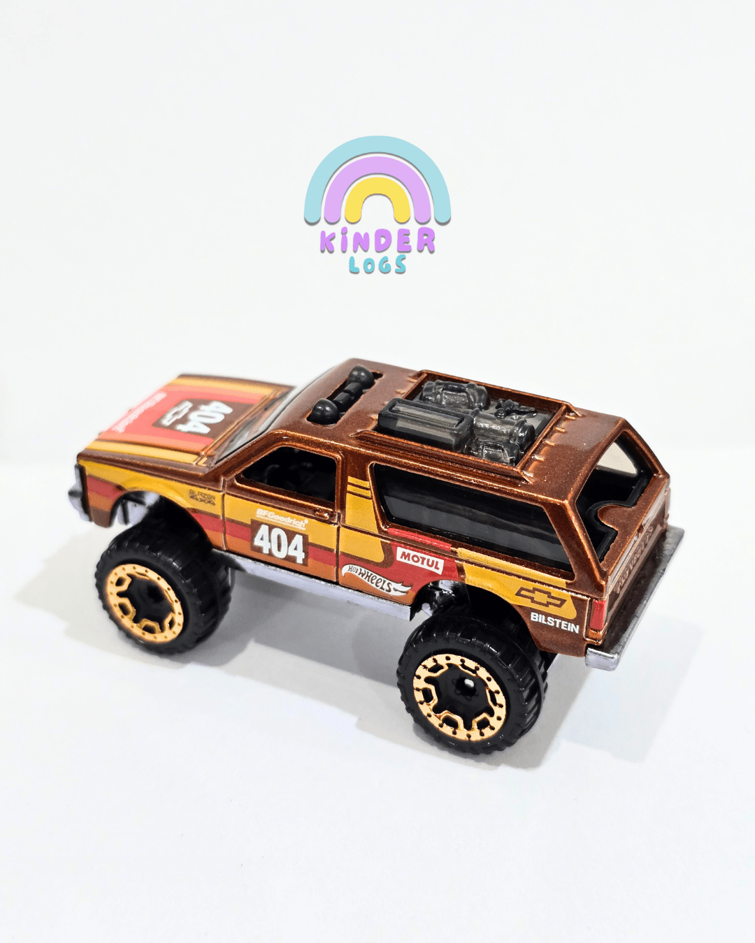 Hot Wheels Chevy Blazer 4x4 - Brown (Uncarded - New) - Kinder Logs