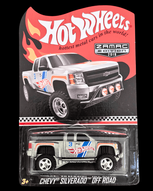 Hot Wheels Chevy Silverado Off Road - 2019 ZAMAC Collector Edition - Kinder Logs