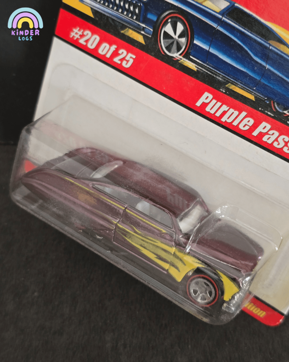 Hot Wheels Classics Purple Passion - Dark Purple (Series 1 #20) - Kinder Logs