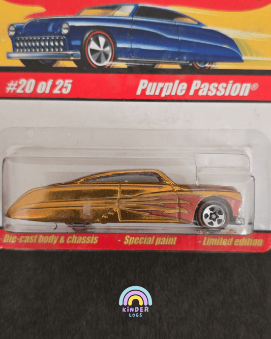 Hot Wheels Classics Purple Passion - Gold (Series 1 #20) - Kinder Logs