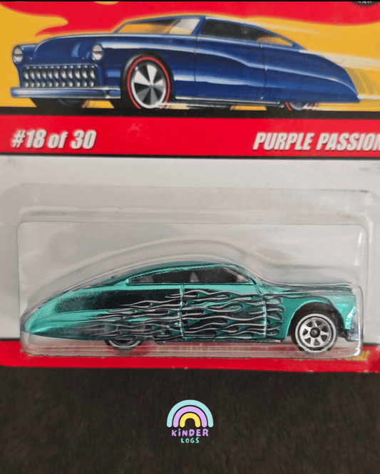 Hot Wheels Classics Purple Passion - Teal (Series 3 #18) - Kinder Logs