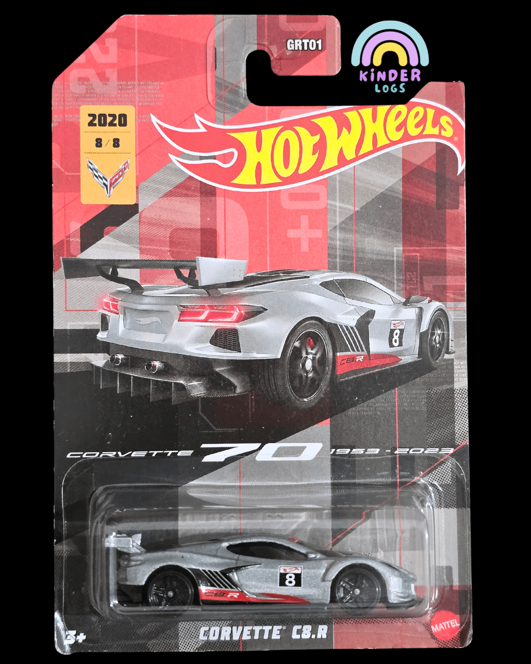 Hot Wheels Corvette C8.R - Corvette 70 Edition (Imported) - Kinder Logs