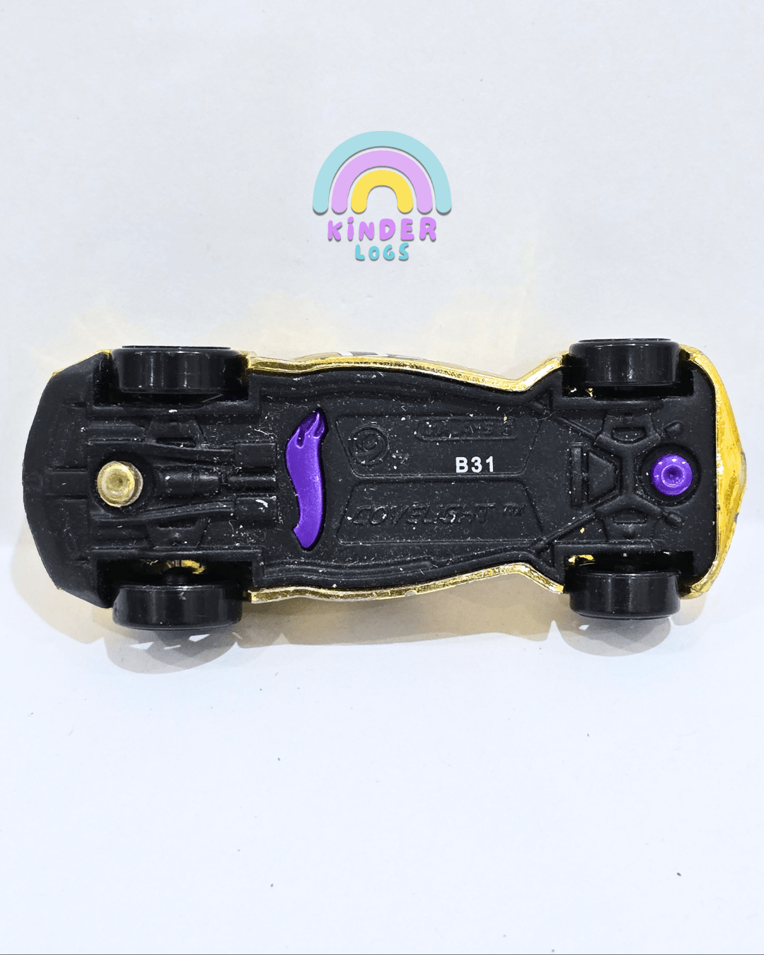 Hot Wheels COVELIGHT - GOLD No. 9 (Used Car) - Kinder Logs