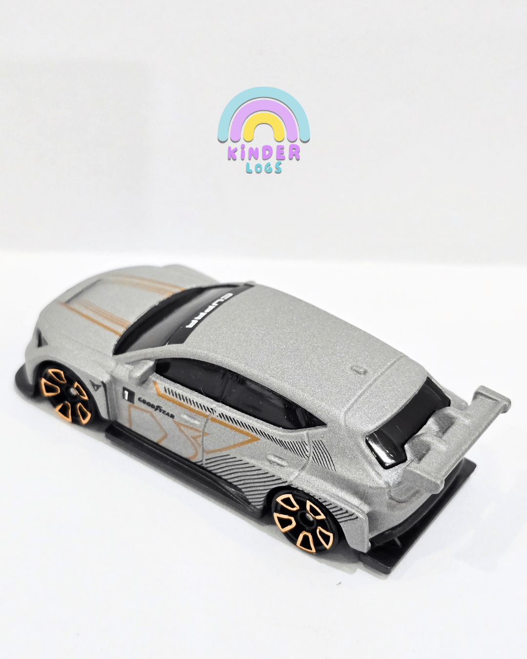 Hot Wheels CUPRA e - RACER - Grey (Uncarded) - Kinder Logs