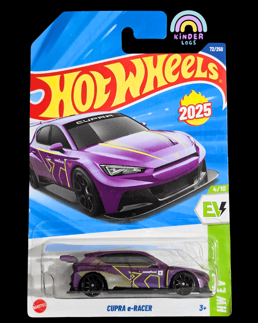 Hot Wheels CUPRA e - RACER - Purple (Imported) - Kinder Logs