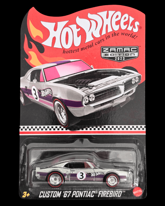 Hot Wheels Custom 1967 Pontiac Firebird - 2023 ZAMAC Collector Edition - Kinder Logs