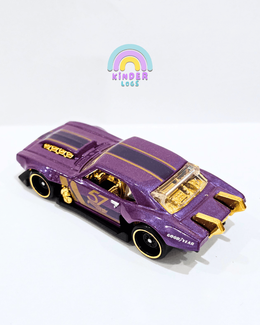 Hot Wheels Custom 1968 Chevrolet Camaro - 57th Anniversary (Uncarded) - Kinder Logs