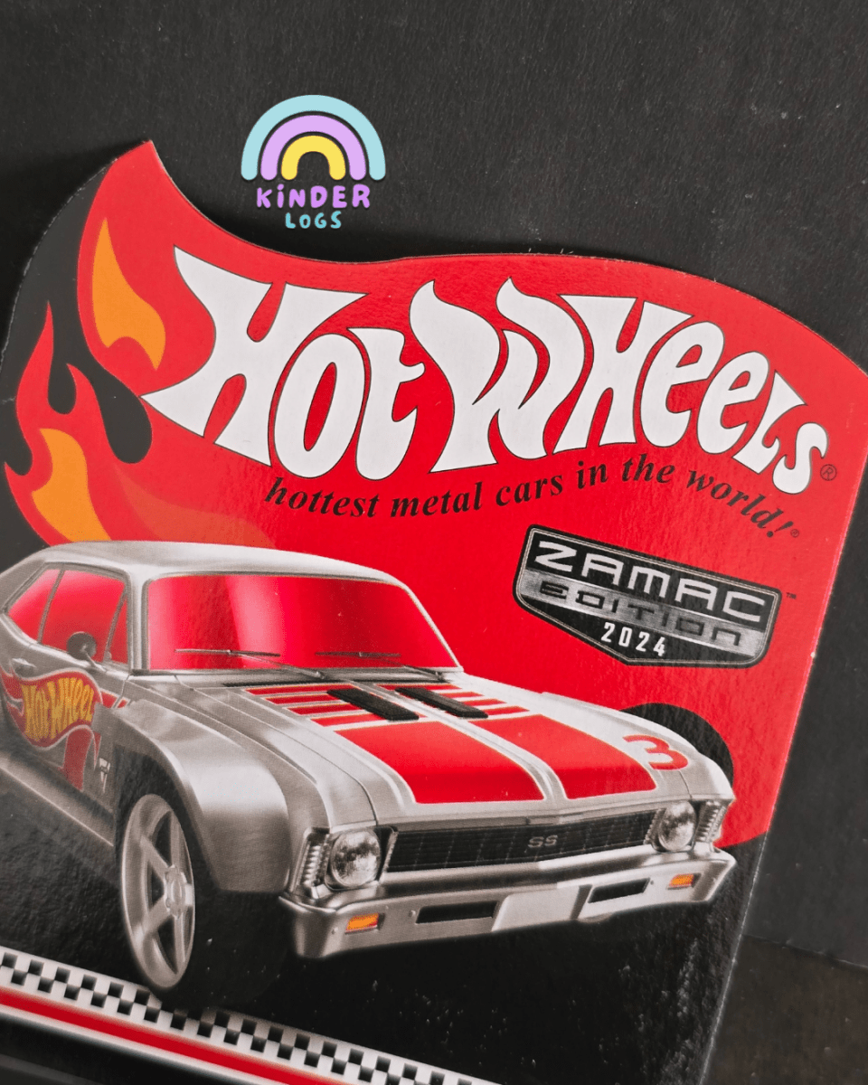 Hot Wheels Custom 1970 Chevy Nova - 2024 ZAMAC Collector Edition - Kinder Logs