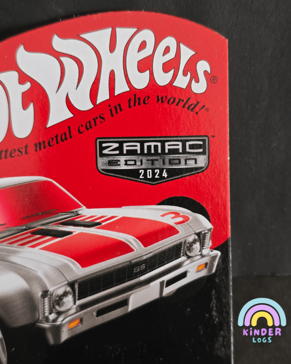 Hot Wheels Custom 1970 Chevy Nova - 2024 ZAMAC Collector Edition - Kinder Logs