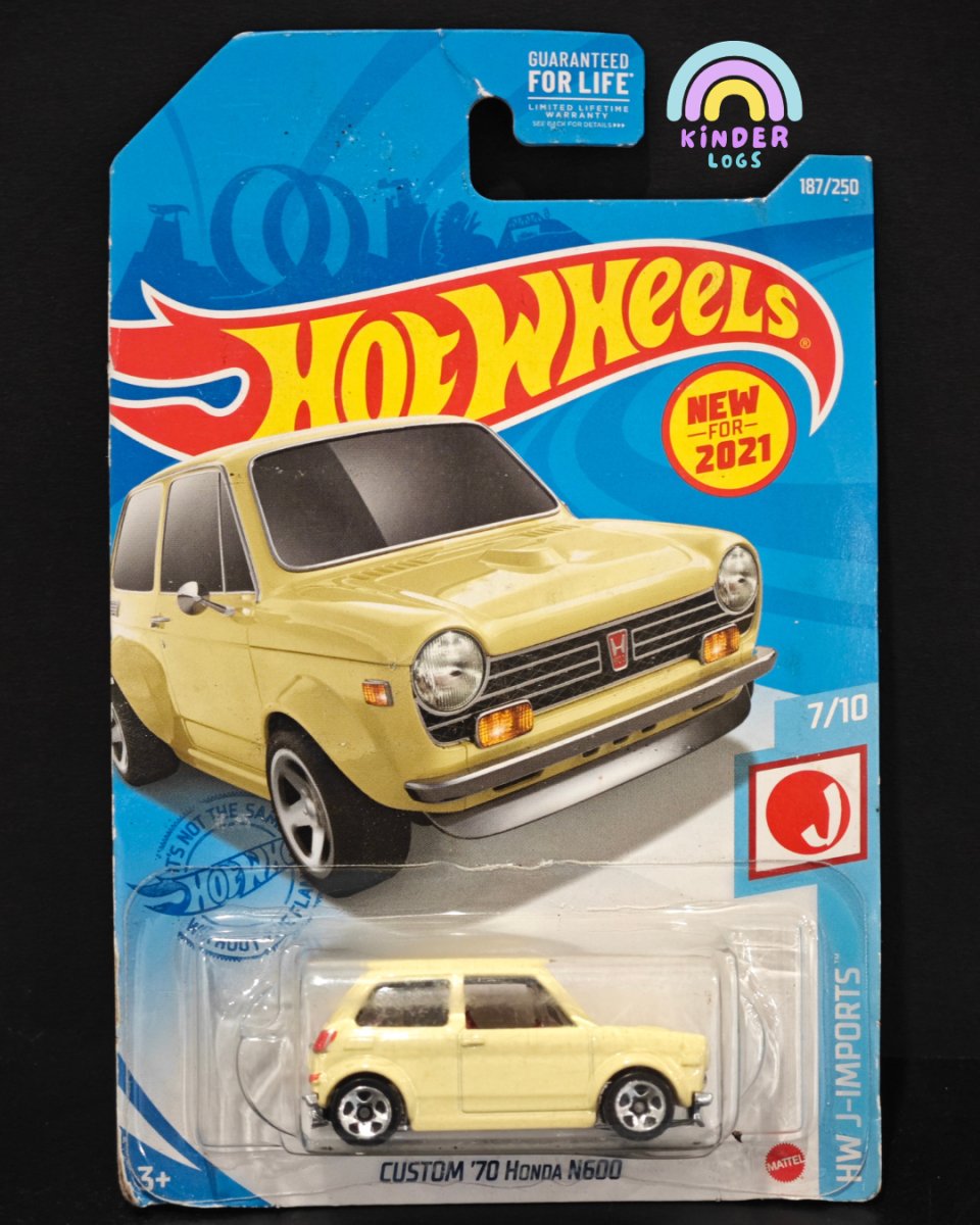 Hot Wheels Custom 1970 Honda N600 - Kinder Logs