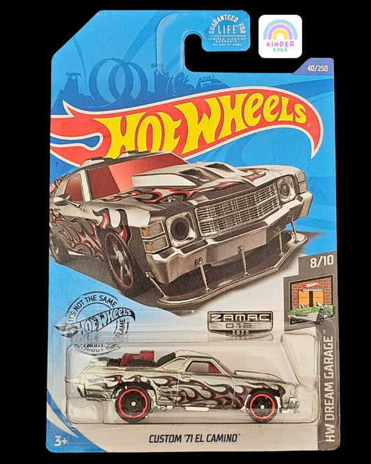 Hot Wheels Custom 1971 Chevrolet El Camino Zamac Edition - Kinder Logs