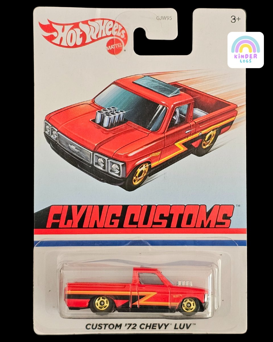 Hot Wheels Custom 1972 Chevy LUV Pickup Truck - Kinder Logs