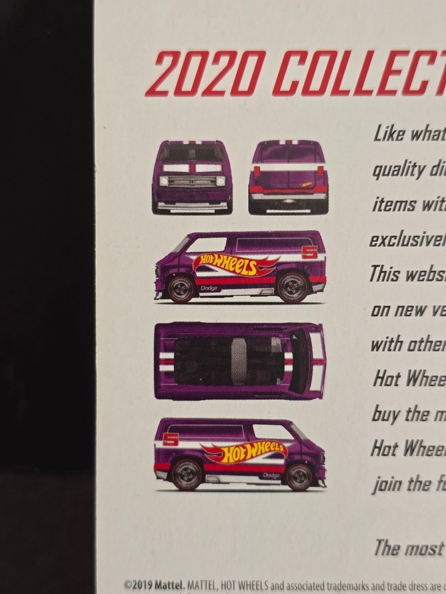 Hot Wheels Custom 1977 Dodge Van - 2020 Collector Edition - Kinder Logs