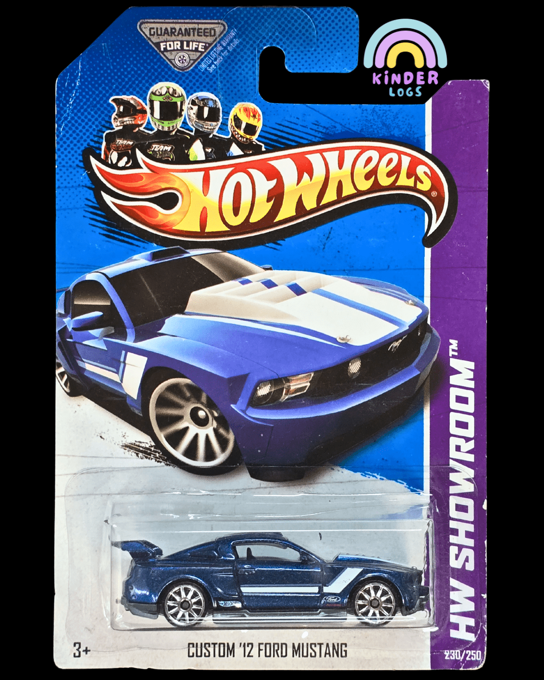 Hot Wheels Custom 2012 Ford Mustang - HW Showroom (2012 Imported) - Kinder Logs