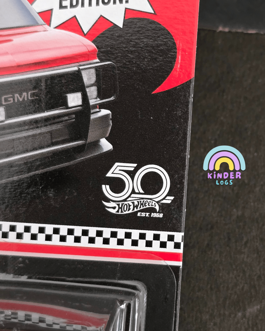 Hot Wheels Custom GMC Panel Van - 2018 Collector Edition - Kinder Logs