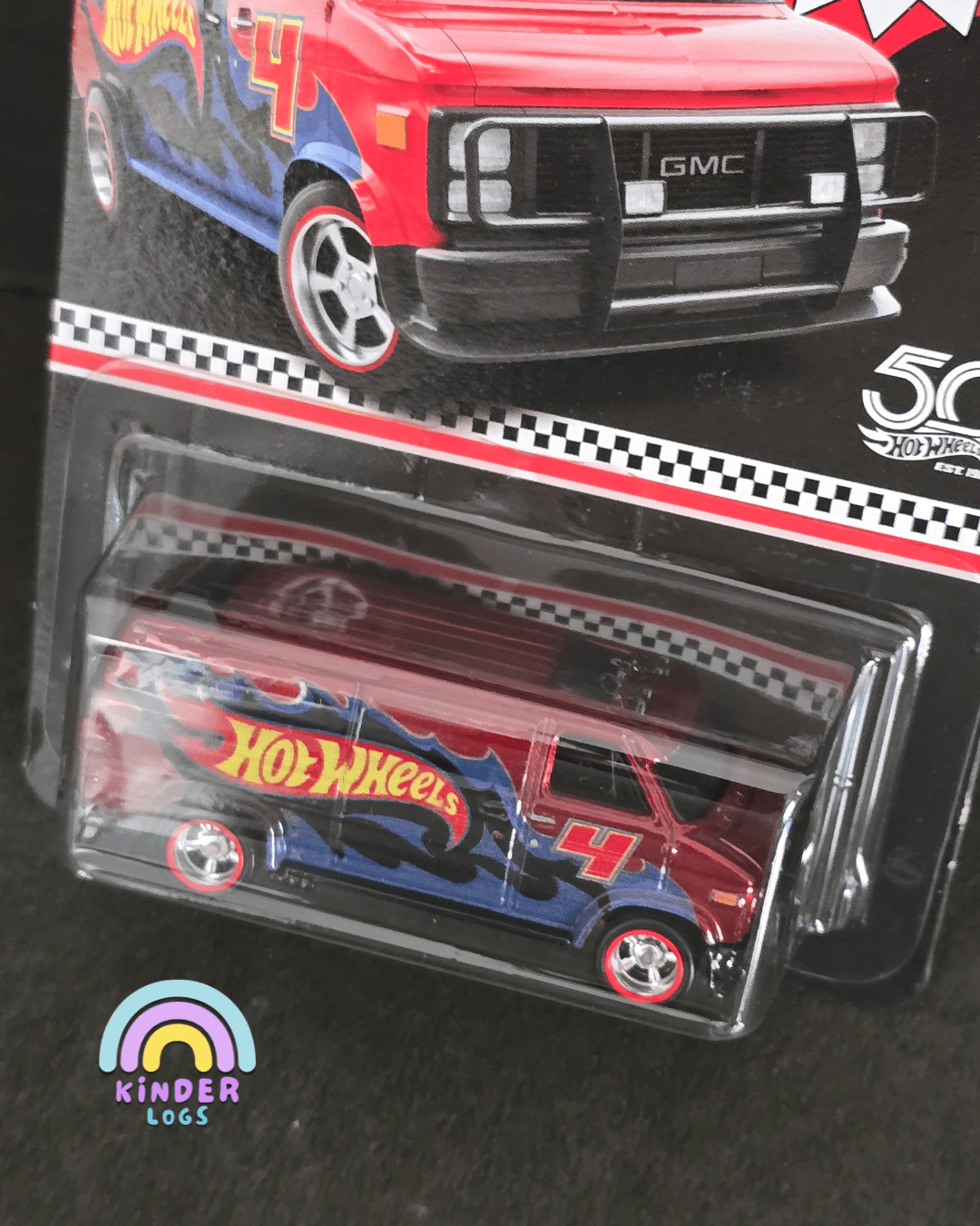 Hot Wheels Custom GMC Panel Van - 2018 Collector Edition - Kinder Logs