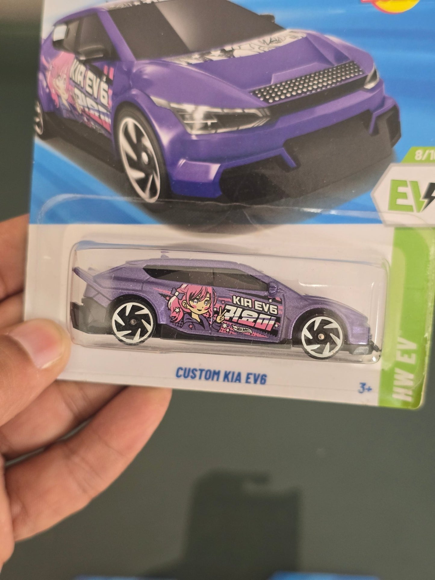 Hot Wheels Custom Kia EV6 (Imported) - Kinder Logs