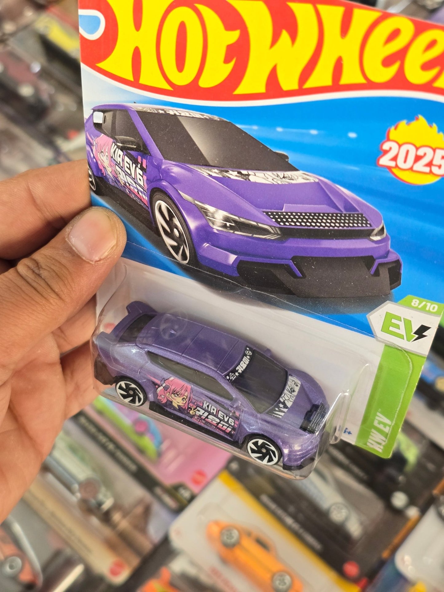 Hot Wheels Custom Kia EV6 (Imported) - Kinder Logs