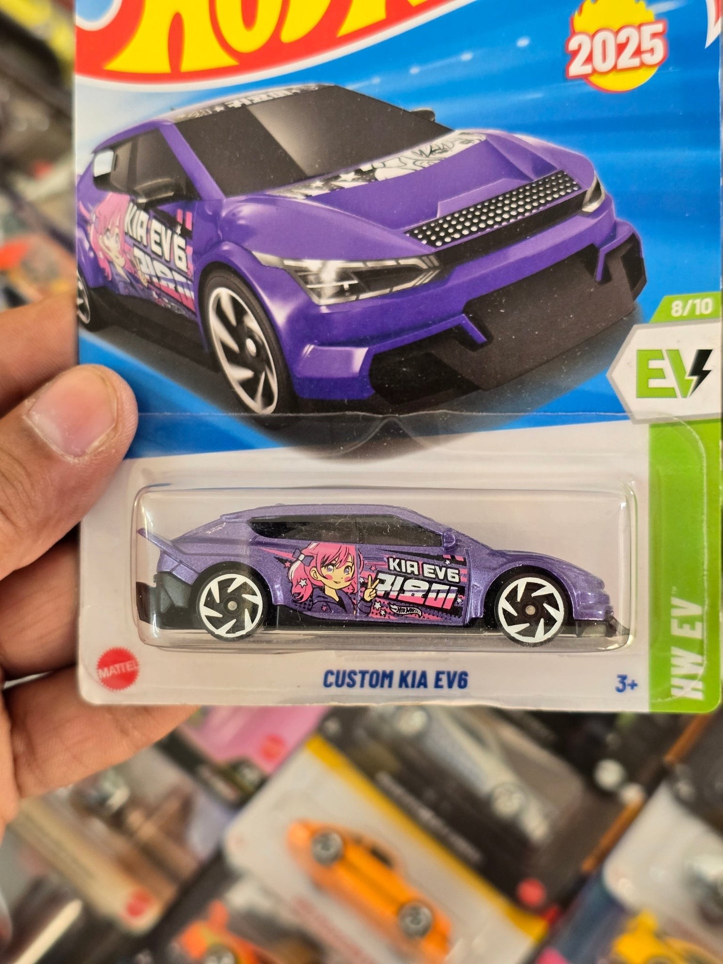 Hot Wheels Custom Kia EV6 (Imported) - Kinder Logs