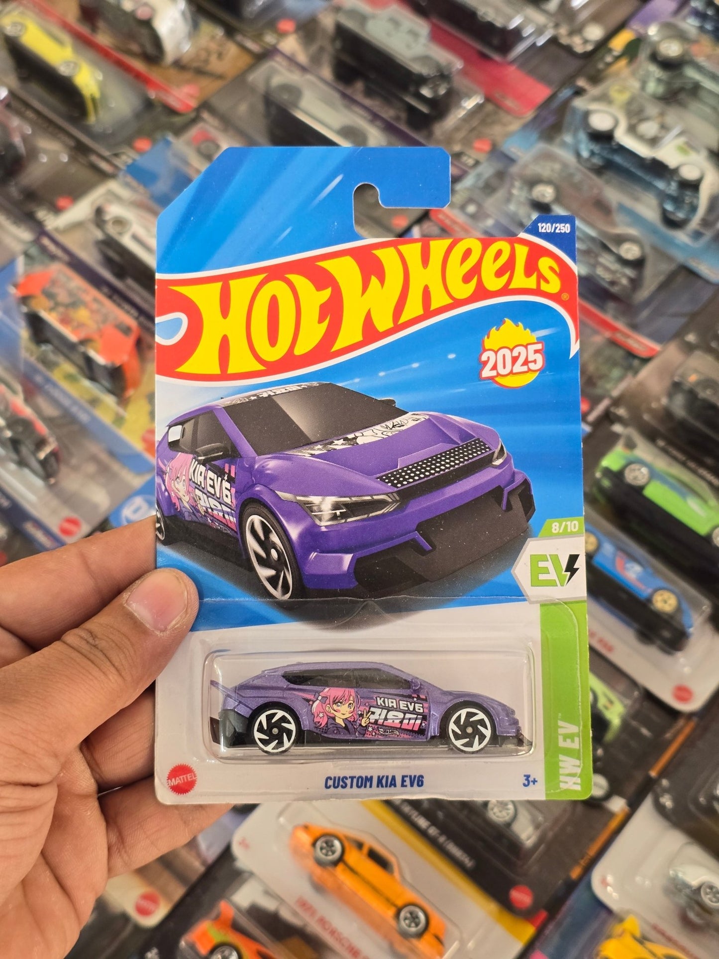Hot Wheels Custom Kia EV6 (Imported) - Kinder Logs