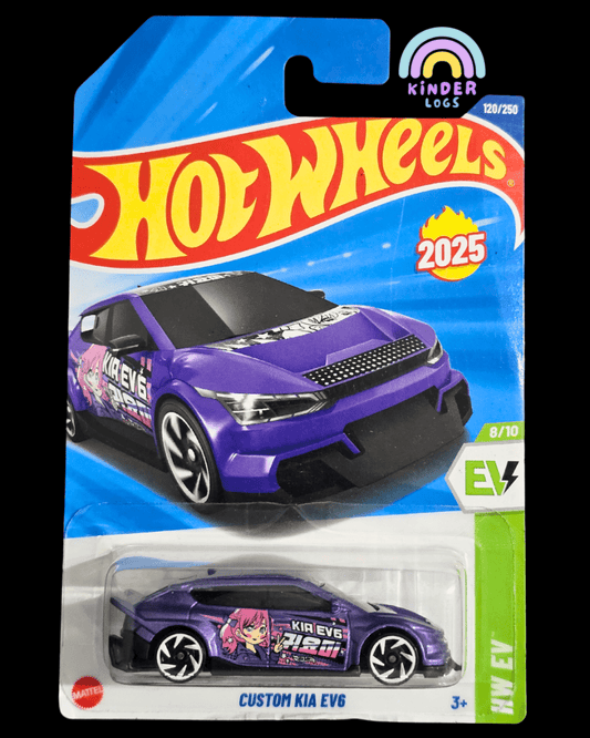Hot Wheels Custom Kia EV6 (Imported) - Kinder Logs
