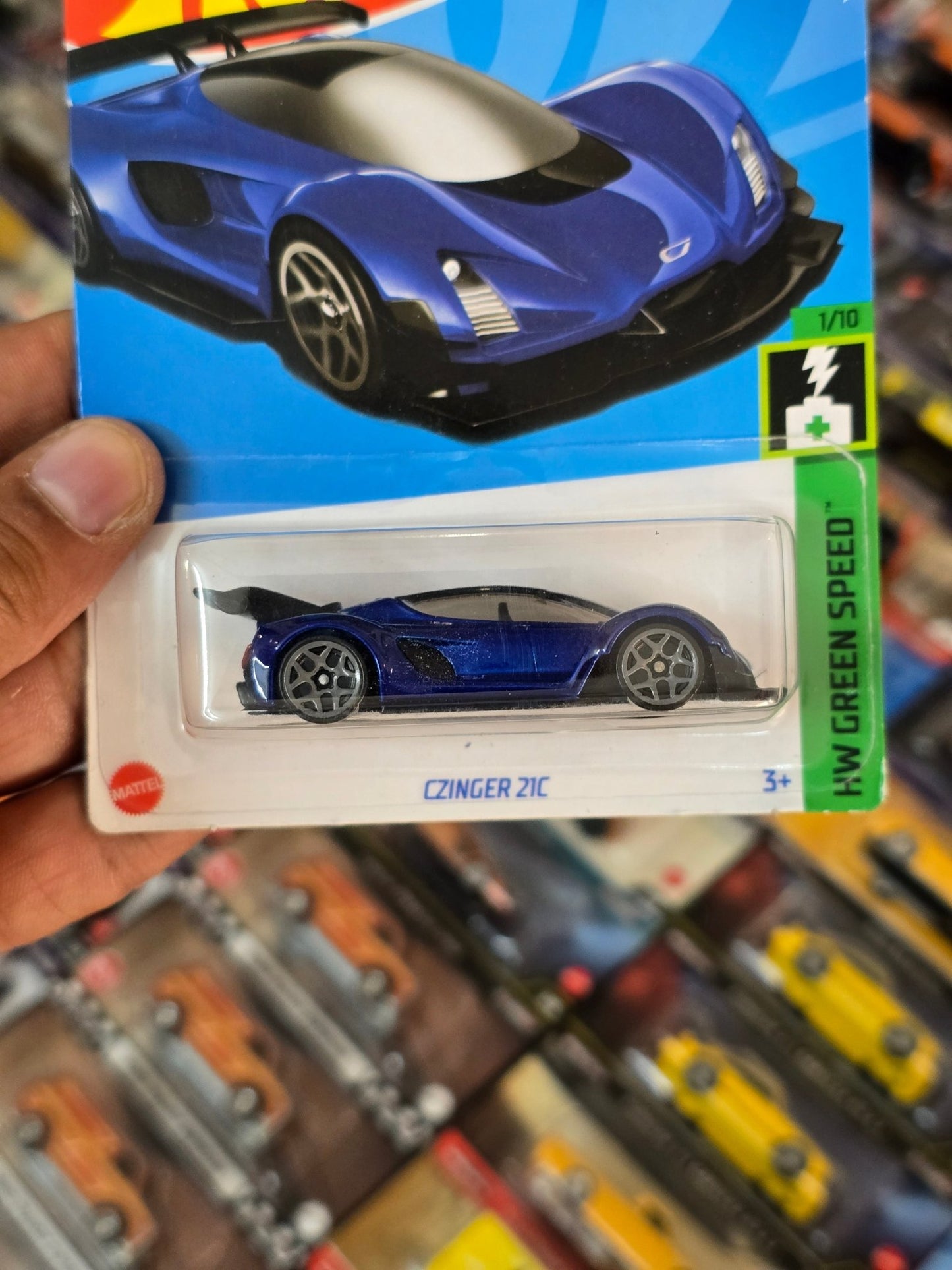 Hot Wheels CZinger 21C - HW Green Speed (Imported) - Kinder Logs