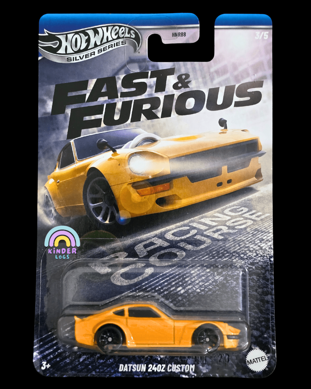 Hot Wheels Datsun 240Z Custom - Fast & Furious Racing Course (Imported) - Kinder Logs