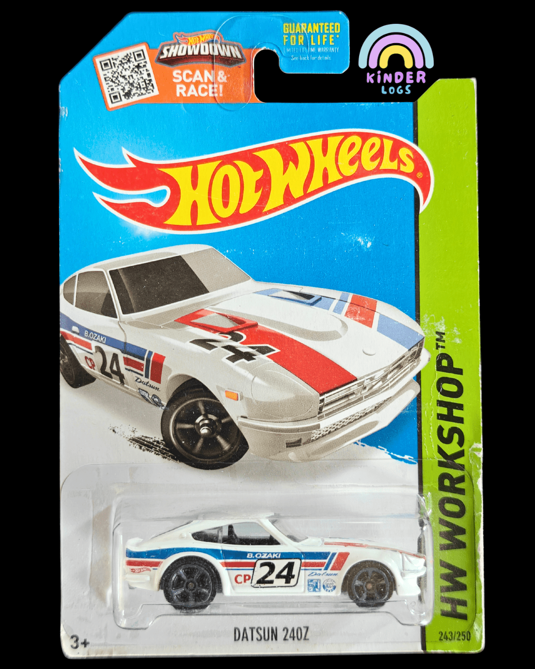 Hot Wheels Datsun 240Z - HW Workshop (Imported) - Kinder Logs