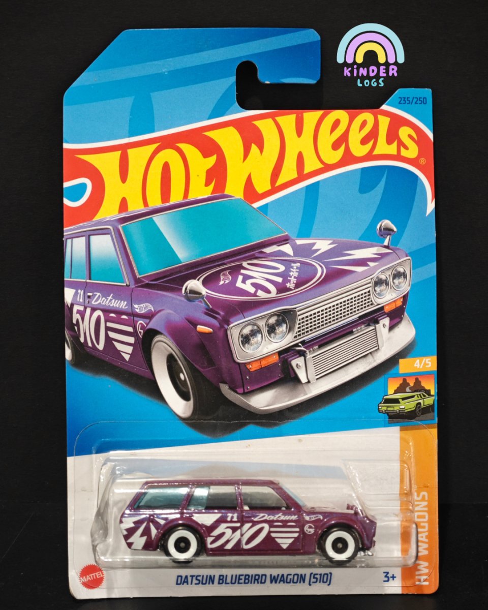 Hot Wheels Datsun Bluebird Wagon (510) - Kinder Logs
