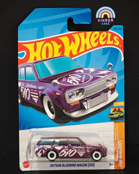 Hot Wheels Datsun Bluebird Wagon (510) - Kinder Logs