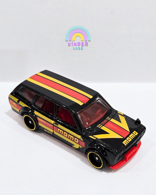 Hot Wheels Datsun Bluebird Wagon 510 MOMO - Black (Uncarded) - Kinder Logs