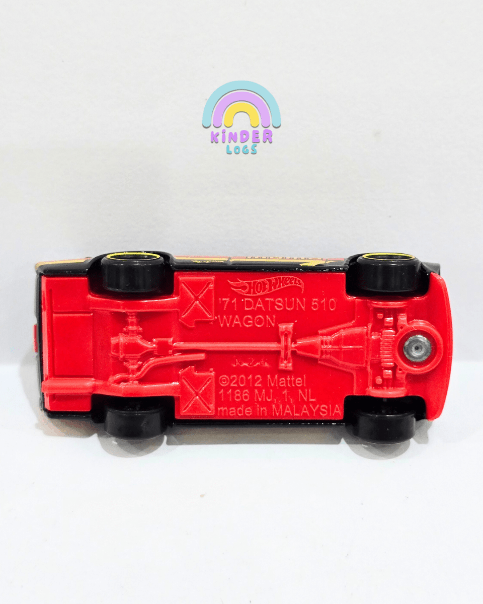 Hot Wheels Datsun Bluebird Wagon 510 MOMO - Black (Uncarded) - Kinder Logs