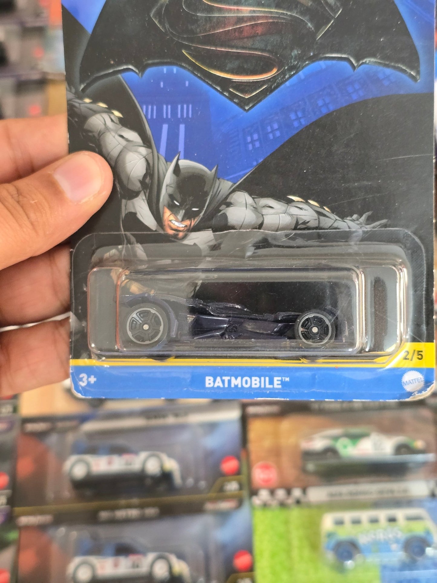 Hot Wheels DC Batmobile - Superman Batman Series (Imported) - Kinder Logs